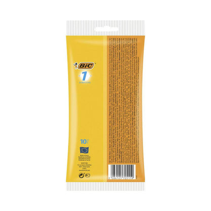 Bic Single Blade Disposable Razors For Sensitive Skin - 10 pack