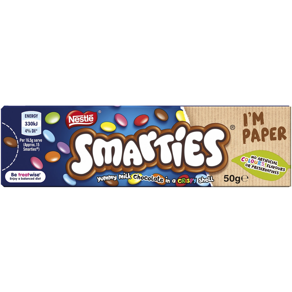 Nestle Smarties Milk Choc Box 50g