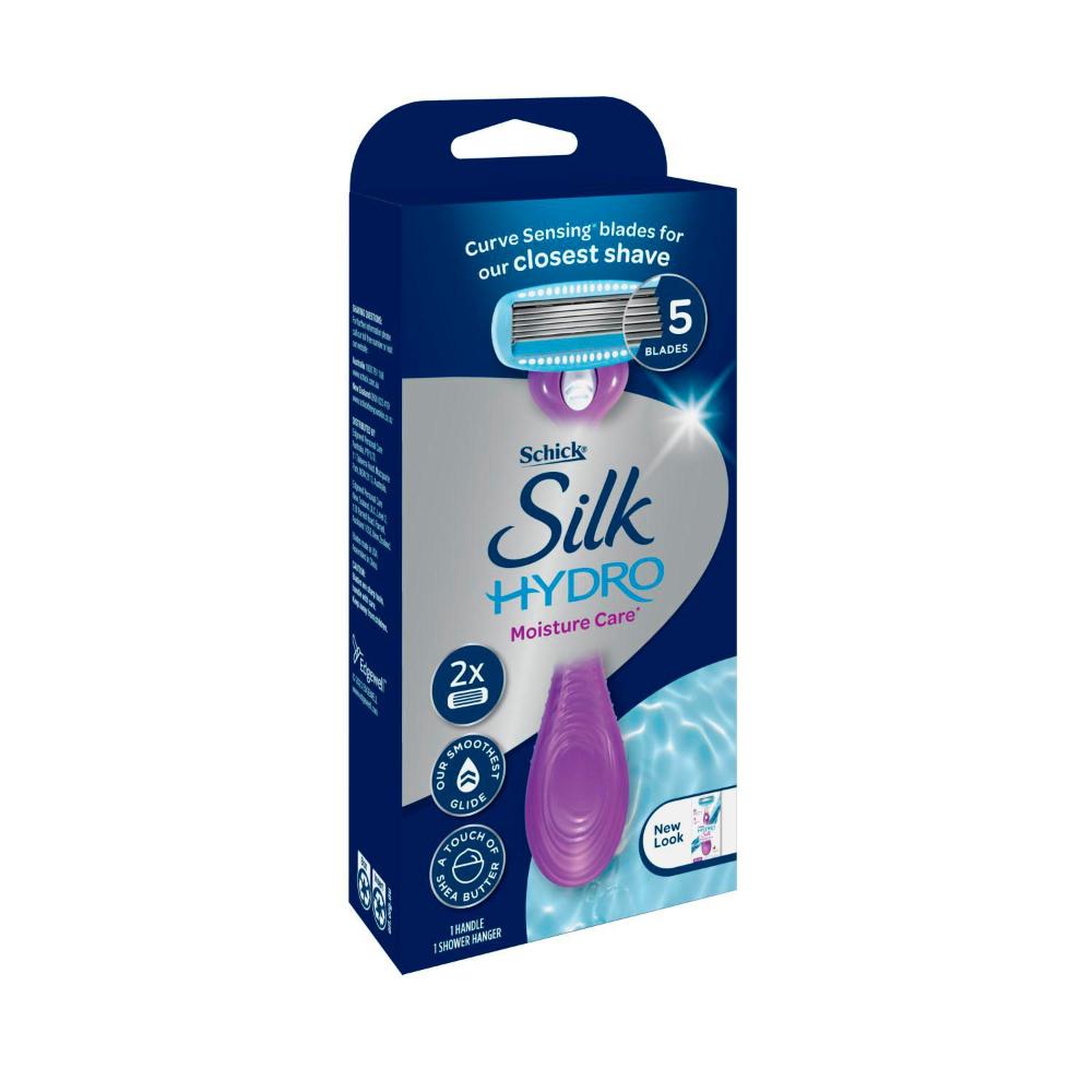 Schick Silk Hydro Moisture Care Razor Kit + 2 Refill Blades - 1 Each