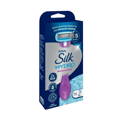 Schick Silk Hydro Moisture Care Razor Kit + 2 Refill Blades - 1 Each
