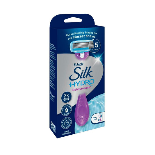 Schick Silk Hydro Moisture Care Razor Kit + 2 Refill Blades - 1 Each