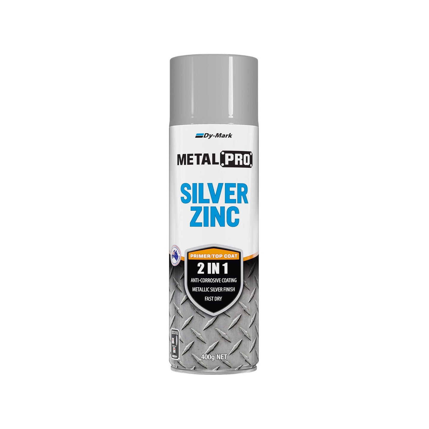 Dy-Mark Silver Zinc Primer Top Coat - 400g