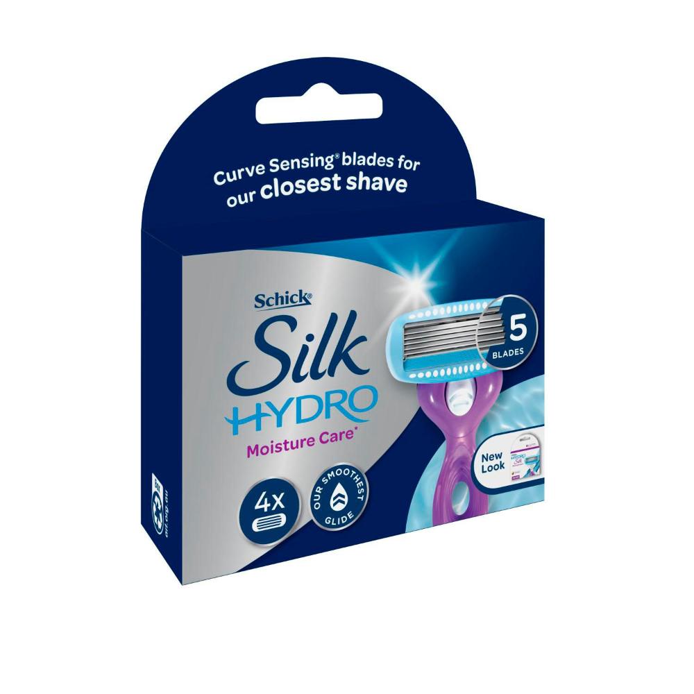 Schick Hydro Silk Blade Refill - 4 pack