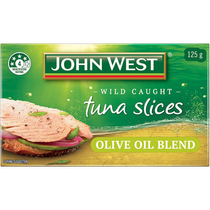 John West Yellowfin Tuna Slices In Olive Oil Blend 125g