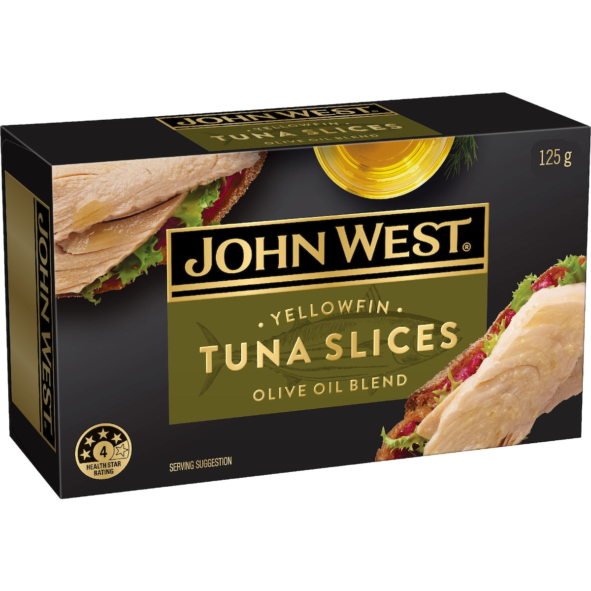 John West Yellowfin Tuna Slices In Olive Oil Blend 125g