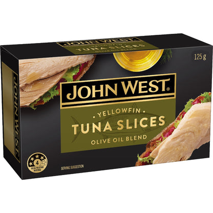 John West Yellowfin Tuna Slices In Olive Oil Blend 125g
