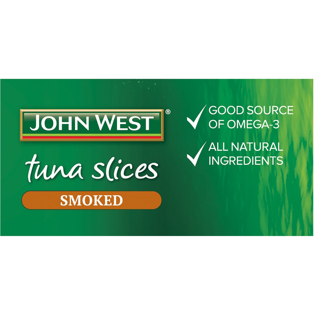 John West Wild Caught Yellowfin Tuna Slices Naturally Smoked 125g