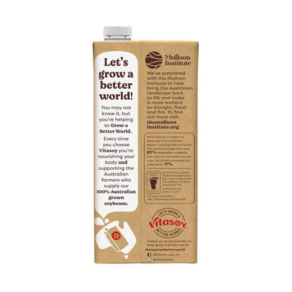 Vitasoy Natural Creamy Long Life Soy Milk 1l - 1L