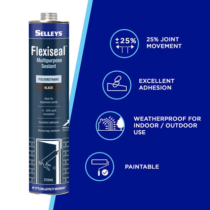 Selleys Black Flexiseal - 310ml