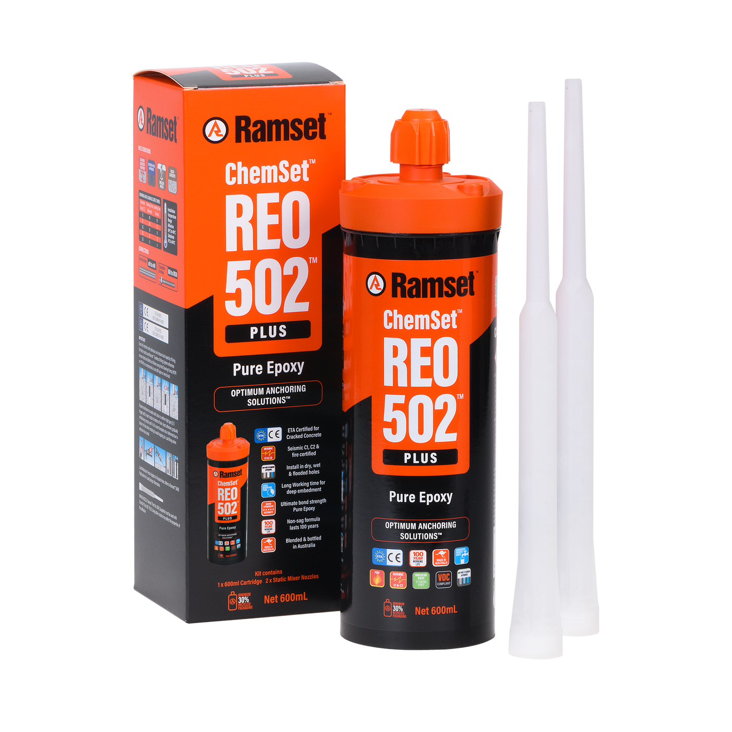 Ramset Reo502 Plus Chemset Pure Epoxy - 600ml