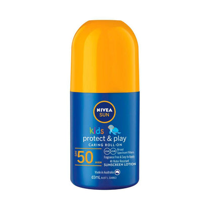 Nivea Sun Kids Protect & Play SPF 50 Roll-on Sunscreen - 65mL