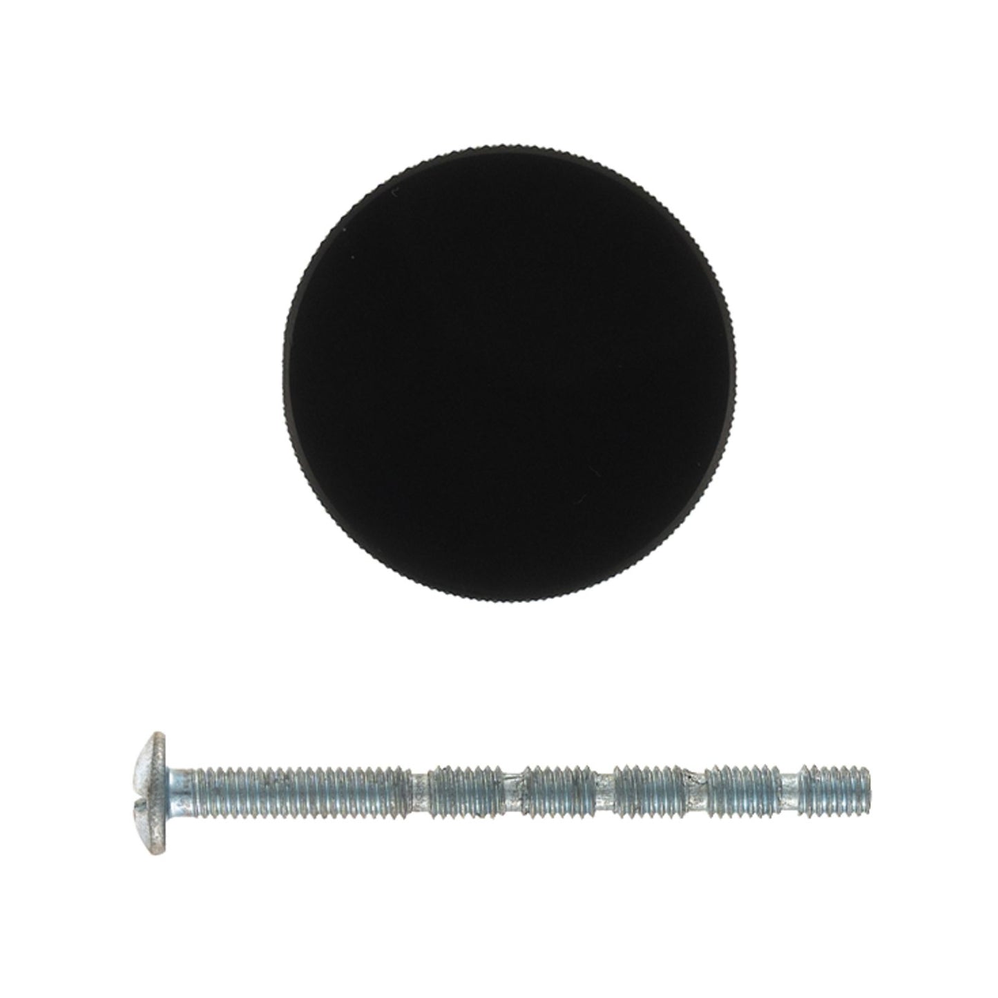 Taskmaster Knurled Cabinet Knob - 32mm - Matte Black
