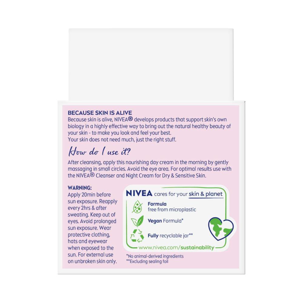 Nivea Daily Essentials Moisturising Cream Dry Sensitive - 50mL
