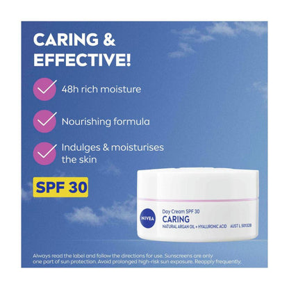 Nivea Daily Essentials Moisturising Cream Dry Sensitive - 50mL