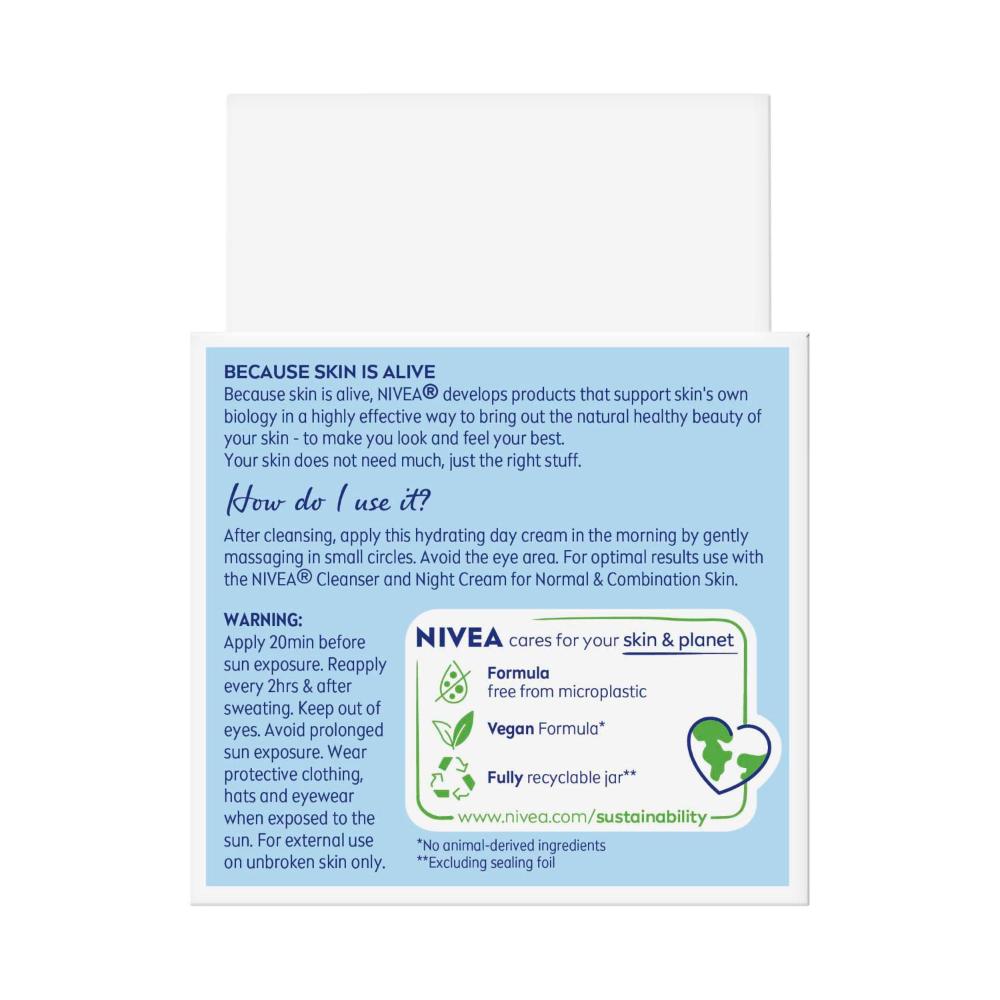 Nivea Visage Daily Essentials Moisturising Cream Normal Combi - 50mL