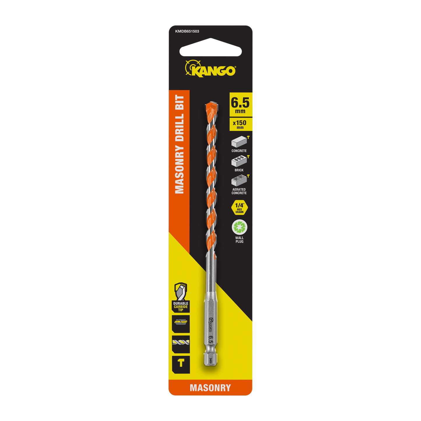 Kango Masonry Drill Bit - 6.5mm x 150mm