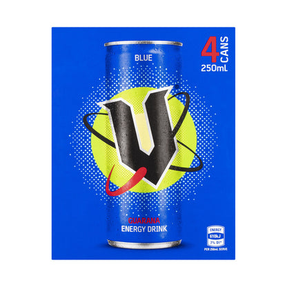 V Blue Energy Drink 4x250ml - 4 pack