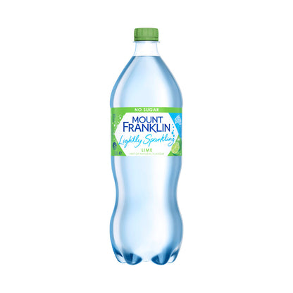 Mount Franklin Lightly Sparkling Water Lime - 1.25L