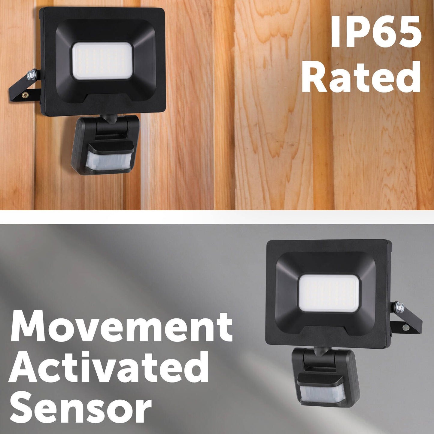 Arlec Smart CCT LED Security Sensor Floodlight - 24W - 2500lm
