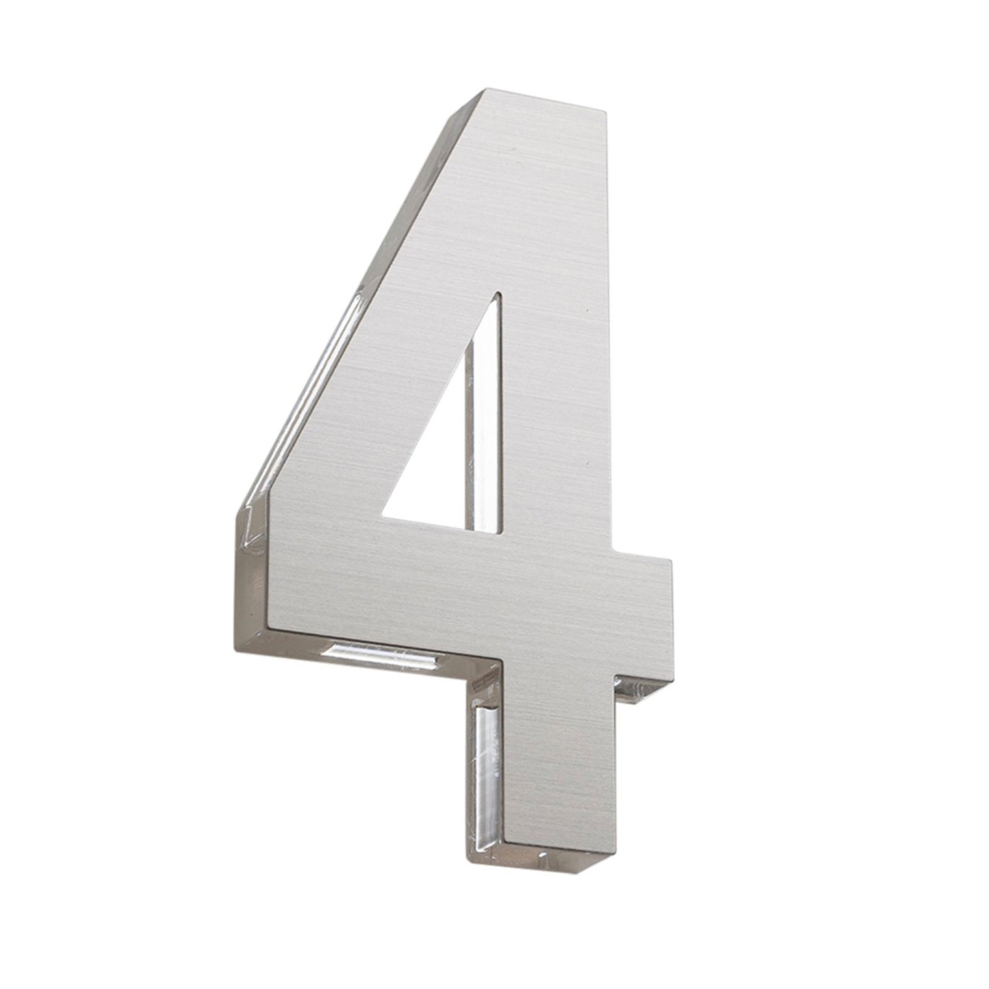 Sandleford Stainless Steel House Number 4 - 120mm