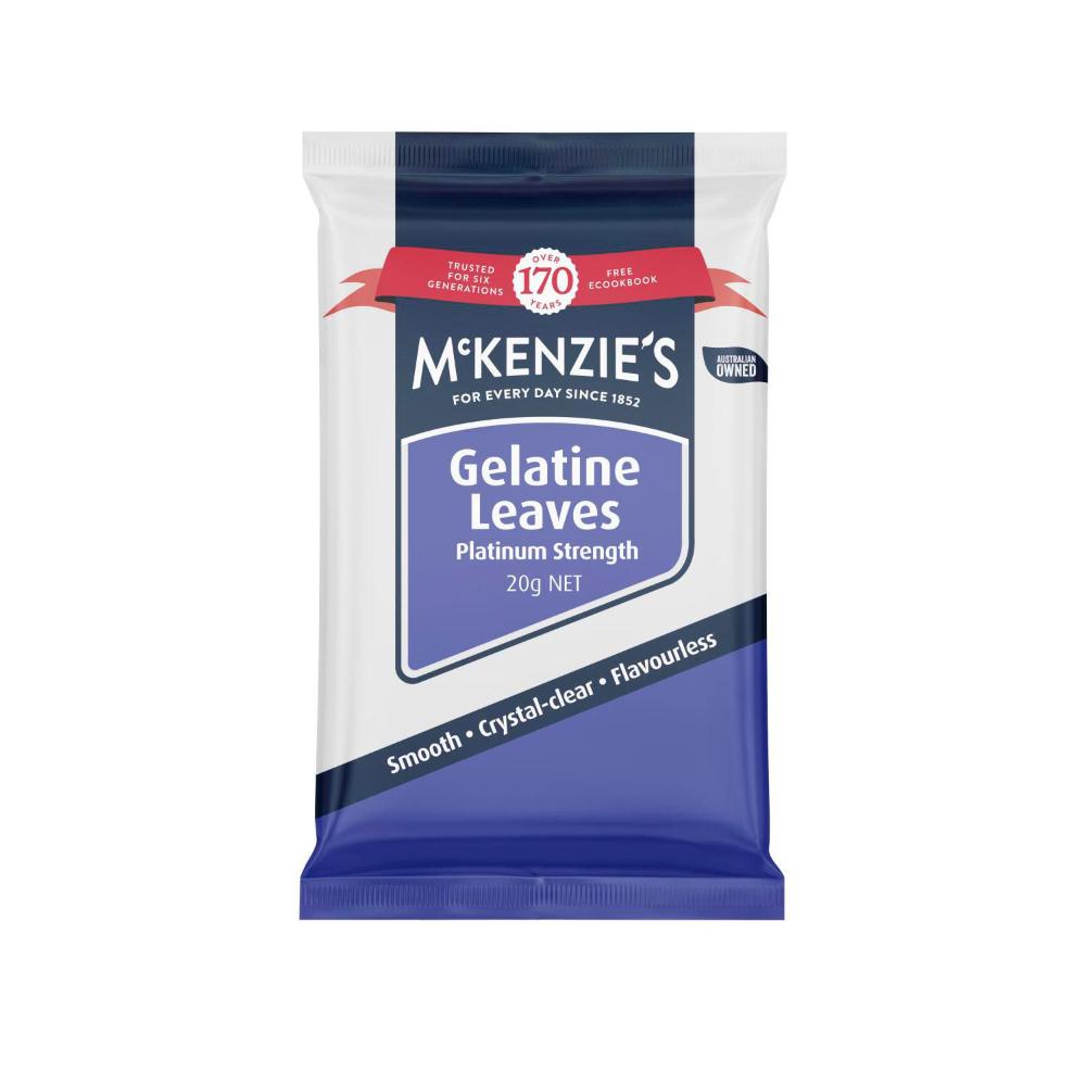 McKenzie's Gelatine Leaves - 20g