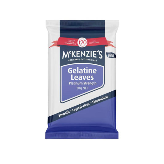 McKenzie's Gelatine Leaves - 20g