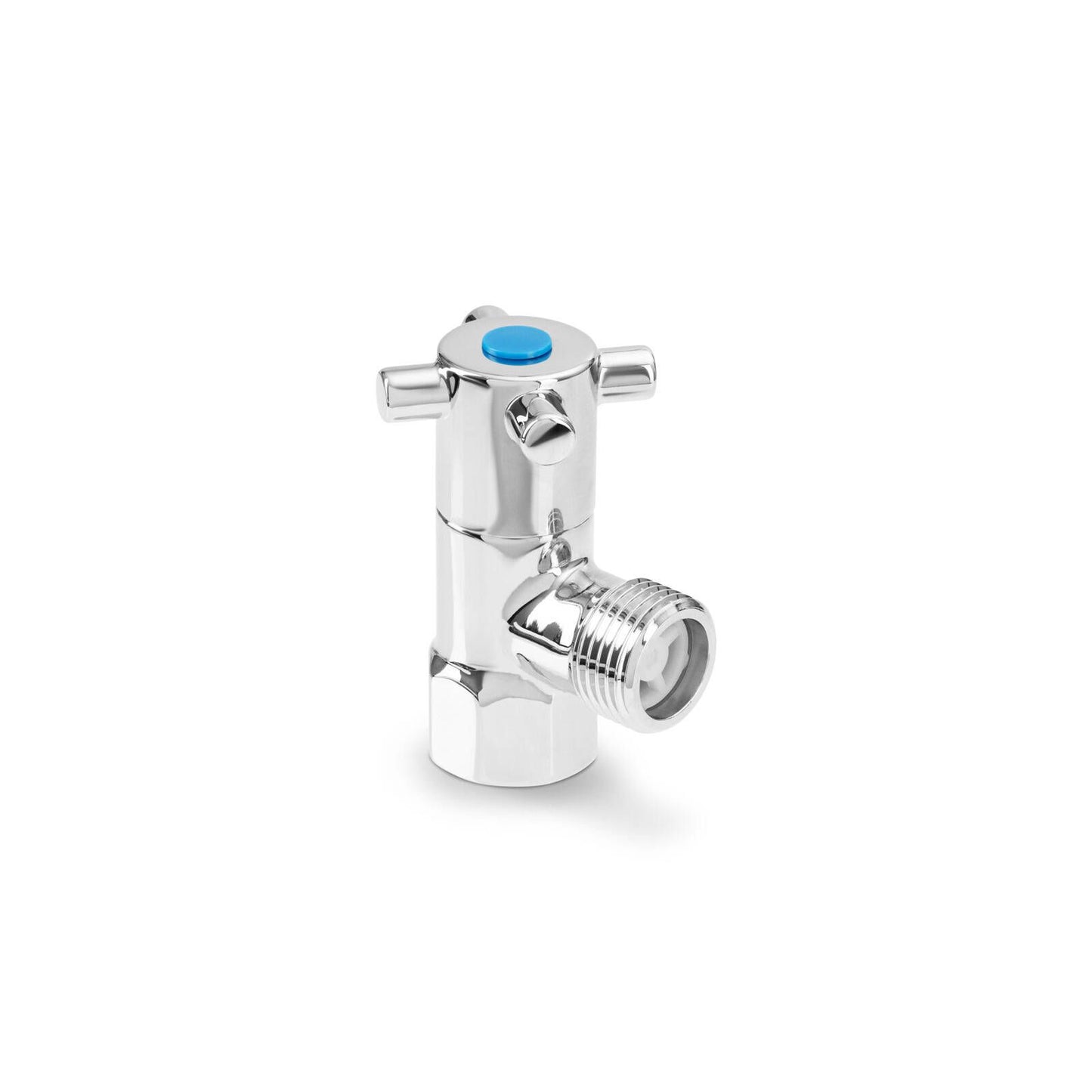 Brasshards Capstan 1/4 Turn Cistern Stop Tap - 15mm - Chrome