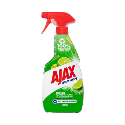 Ajax Spray N Wipe Kitchen Stone Safe eaner Trigger Pack - 500mL