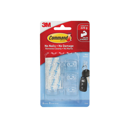 Command ear Mini Hooks6 pack - 6 pack