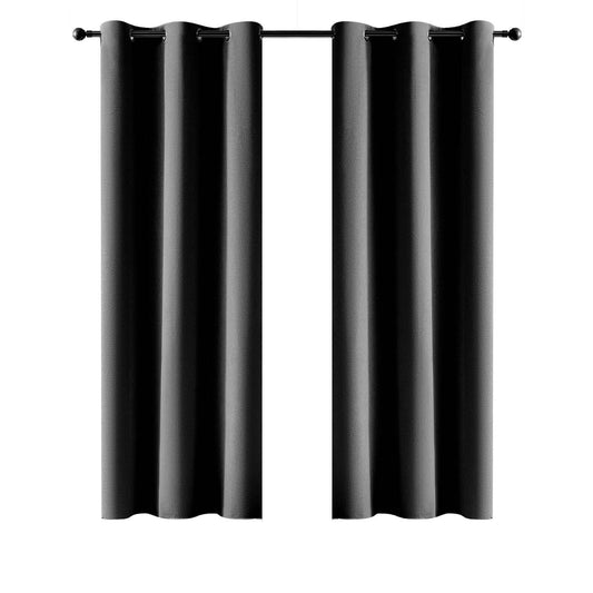 Claremont Ori Eyelet Blockout Curtain - 120 x 223cm - Charcoal