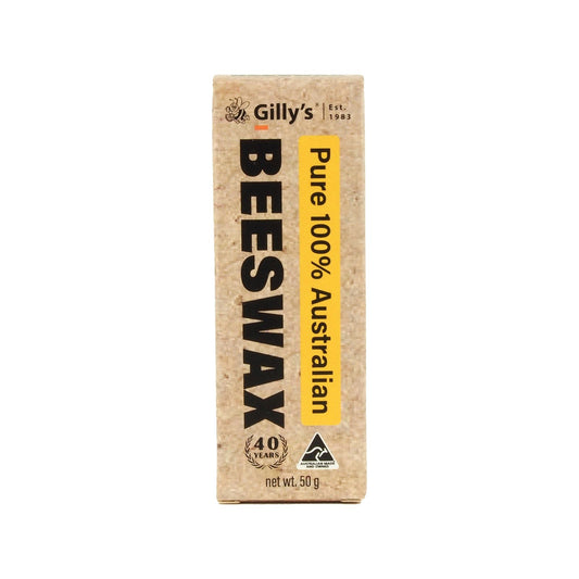 Gillys Pure Australian Beeswax Block 50g