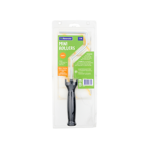 Prorenovator Fabric Mini Roller Set - 100mm - 11mm - 7 Pack