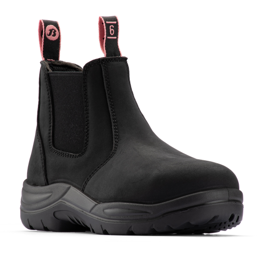 Bata Industrials Women's Black Juno Slip On Safety Boot - US 11