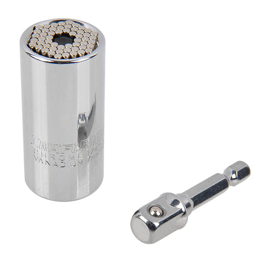 Craftright Universal Sockets Set - 3/8" Drive - 2 Piece - 7-19mm