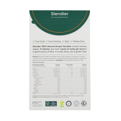 Slendier Wok Ready Noodles - 400g