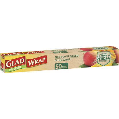 Glad To Be Green 50% Plant Based Cling Wrap 50m Each