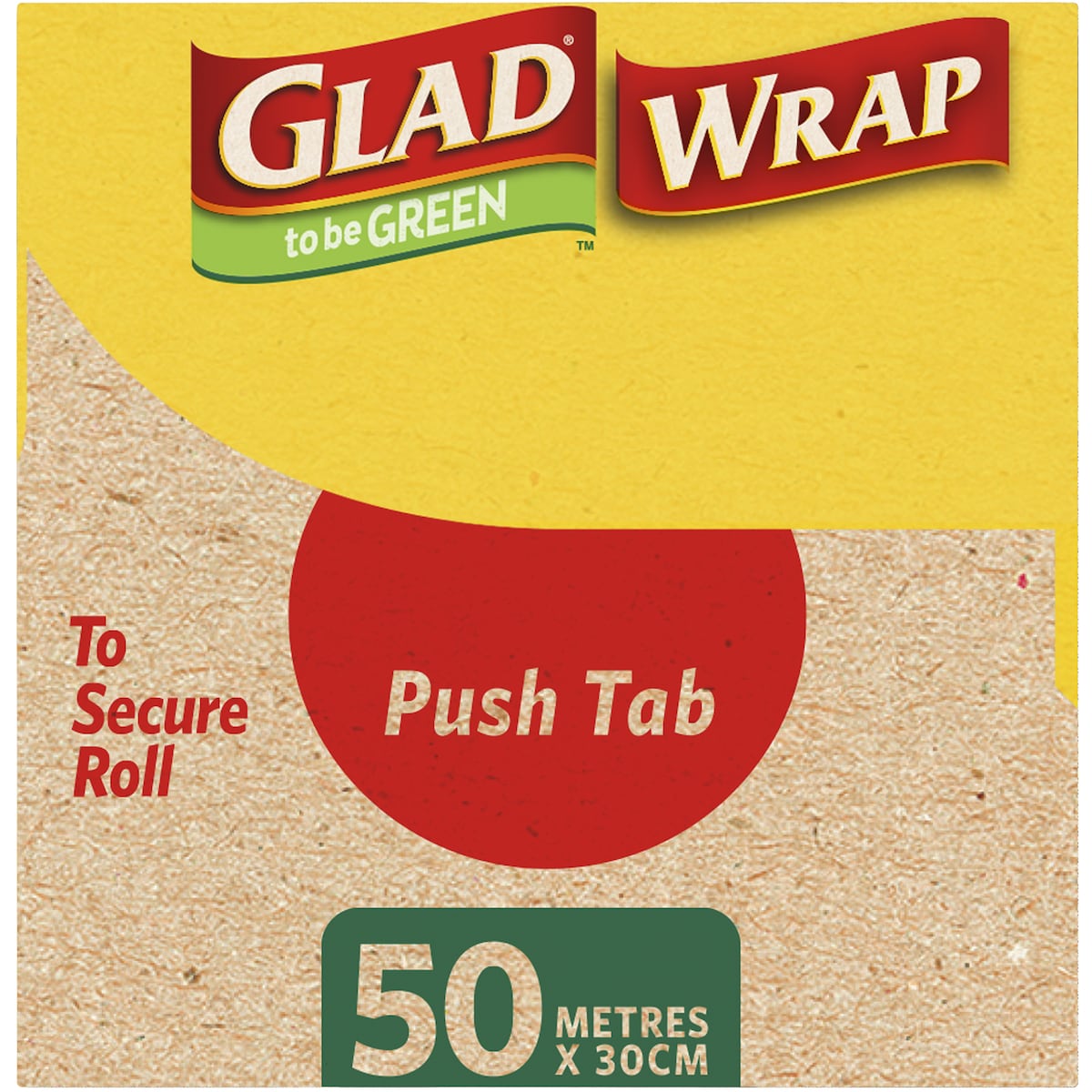 Glad To Be Green 50% Plant Based Cling Wrap 50m Each