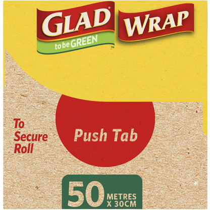 Glad To Be Green 50% Plant Based Cling Wrap 50m Each