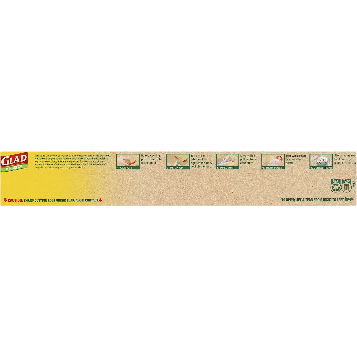 Glad To Be Green 50% Plant Based Cling Wrap 50m Each