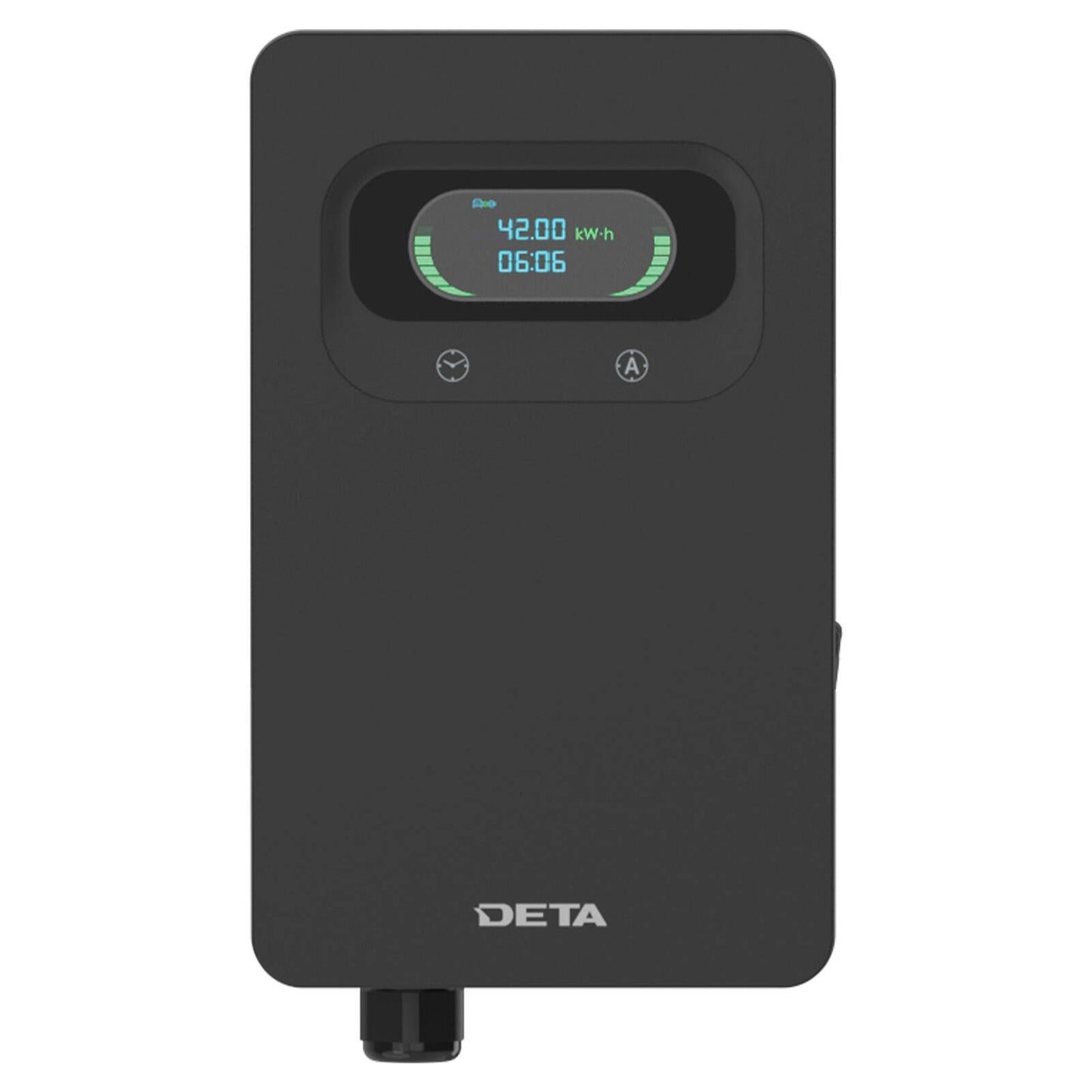 Deta EV Wall Charger - 7kW 32A - 1 Phase - Black