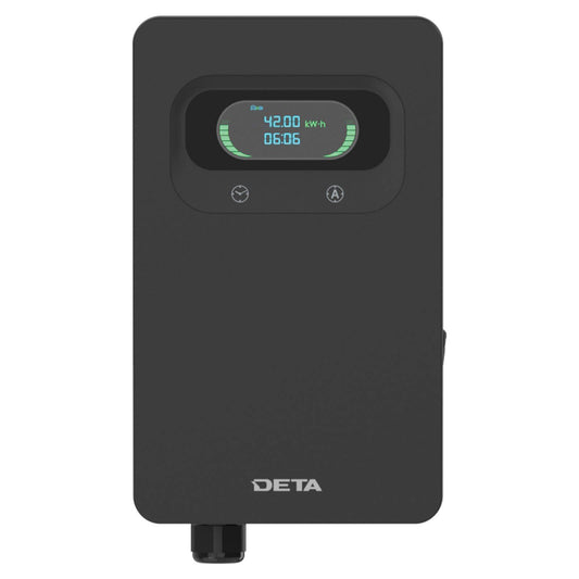 Deta EV Wall Charger - 7kW 32A - 1 Phase - Black