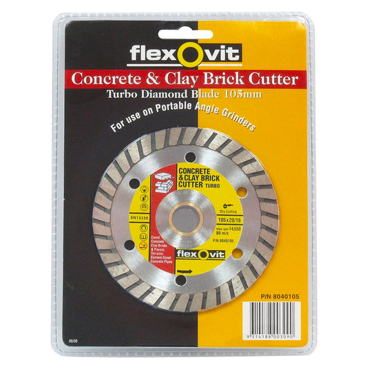 Flexovit Turbo Diamond Grinder Blade - 105mm