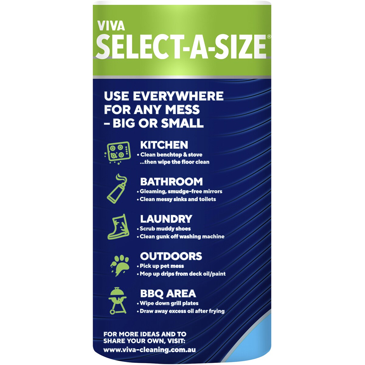 Viva Select-A-Size Paper Towels White 270 Sheets 3 Pack
