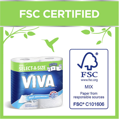 Viva Select-a-size Paper Towel 3 X 90 Pack