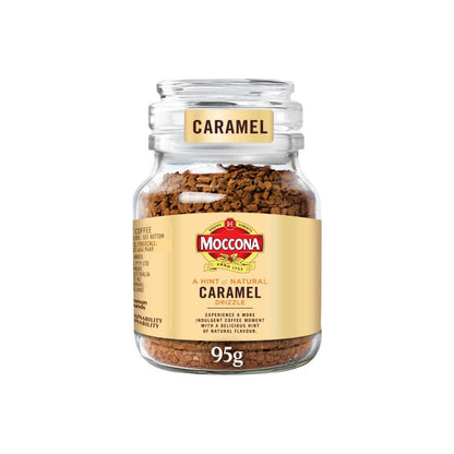 Moccona Caramel Flavor Infused Instant Coffee - 95g