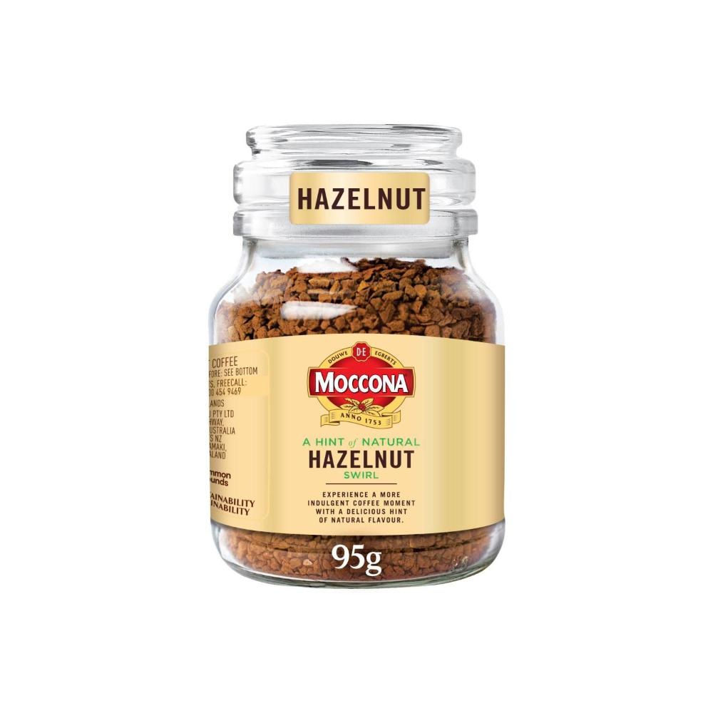 Moccona Hazelnut Flavour Infused Instant Coffee - 95g
