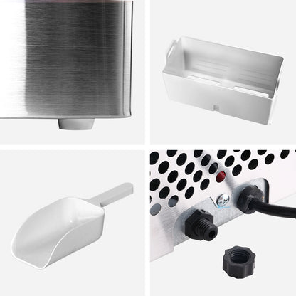 Devanti Portable Ice Cube Maker 3.2L IM-ZB-18F-SS