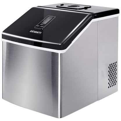 Devanti Portable Ice Cube Maker 3.2L IM-ZB-18F-SS
