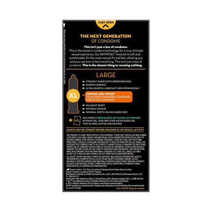 SKYN Large Condoms - 10 Pack