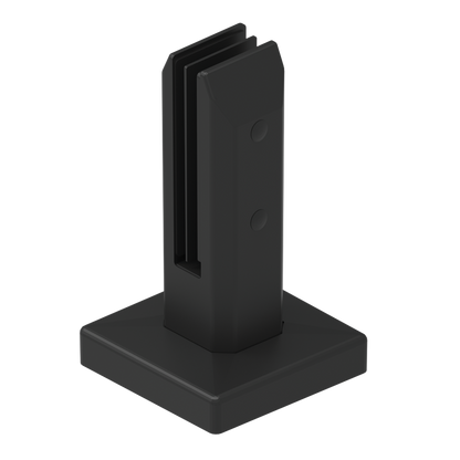 Protectoral Glass Fence Spigot - 95 x 162mm - Black
